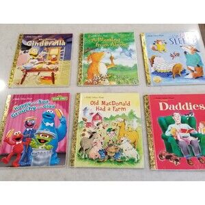 Little Golden books lot of 6 books